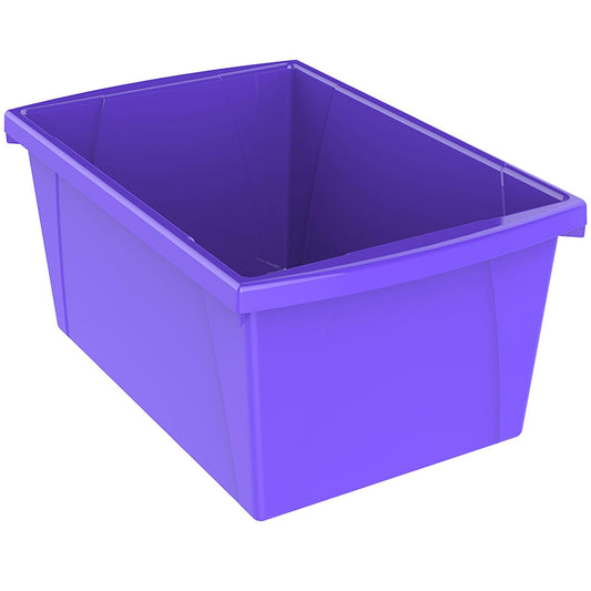 Medium Classroom Storage Bin, Purple - Loomini