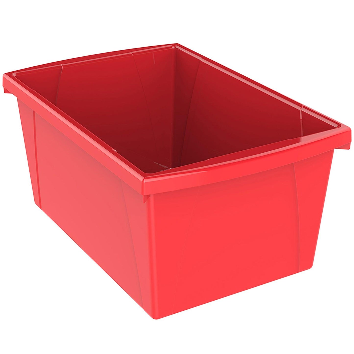 Medium Classroom Storage Bin, Red - Loomini