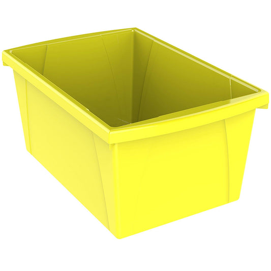 Medium Classroom Storage Bin, Yellow - Loomini