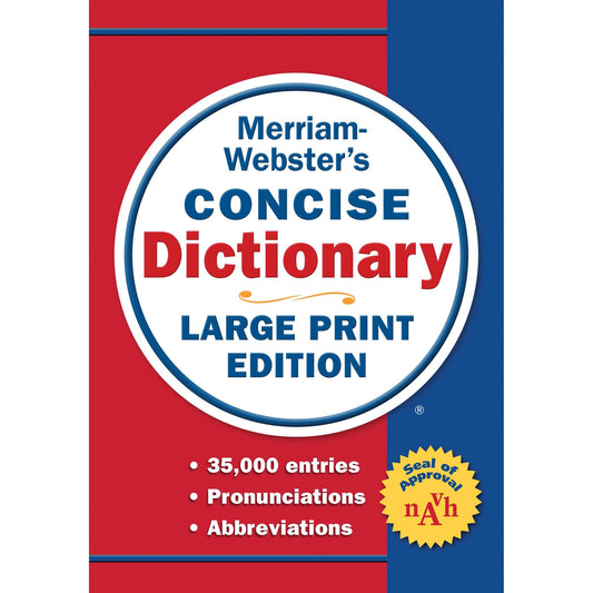 Merriam-Webster's Concise Dictionary, Large Print Ed. - Loomini