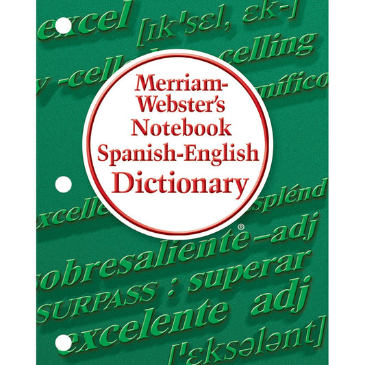 Merriam-Webster's Notebook Spanish-English Dictionary, Pack of 6 - Loomini