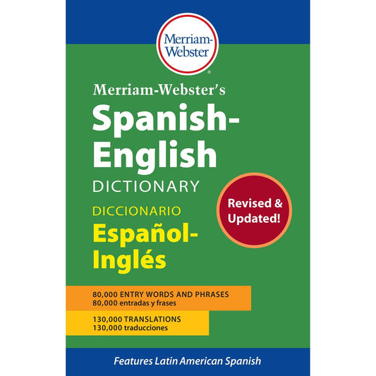 Merriam-Webster's Spanish-English Dictionary, Hardcover - Loomini