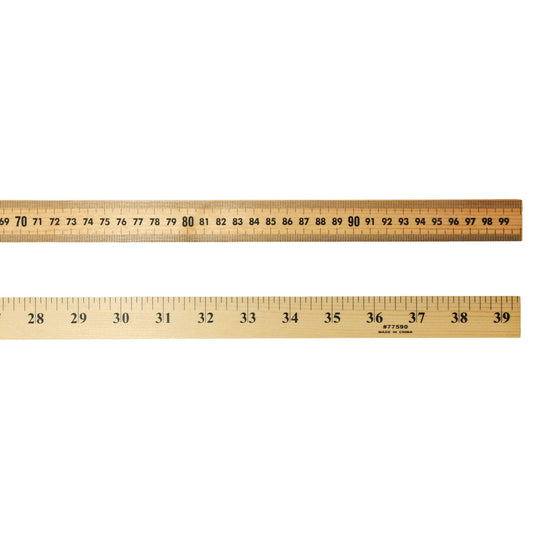 Meter Stick with Storage Hole, Pack of 6 - Loomini