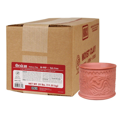 Mexican Pottery™ Self-Hardening Clay, 25 lbs. - Loomini