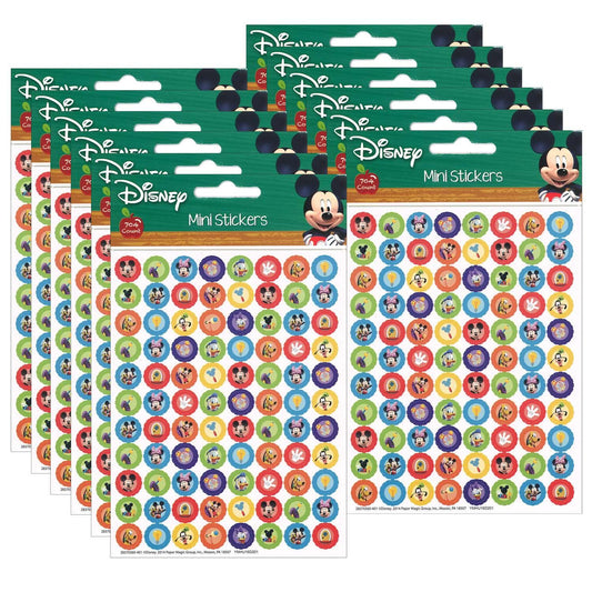 Mickey Mouse Clubhouse® Gears Mini Stickers, 704 Per Pack, 12 Packs - Loomini