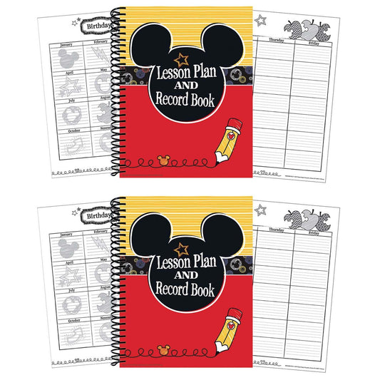 Mickey® Color Pop! Lesson Plan & Record Book, Pack of 2 - Loomini