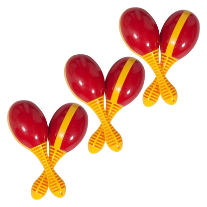 Mini Maracas, 2 Per Pack, 3 Packs - Loomini