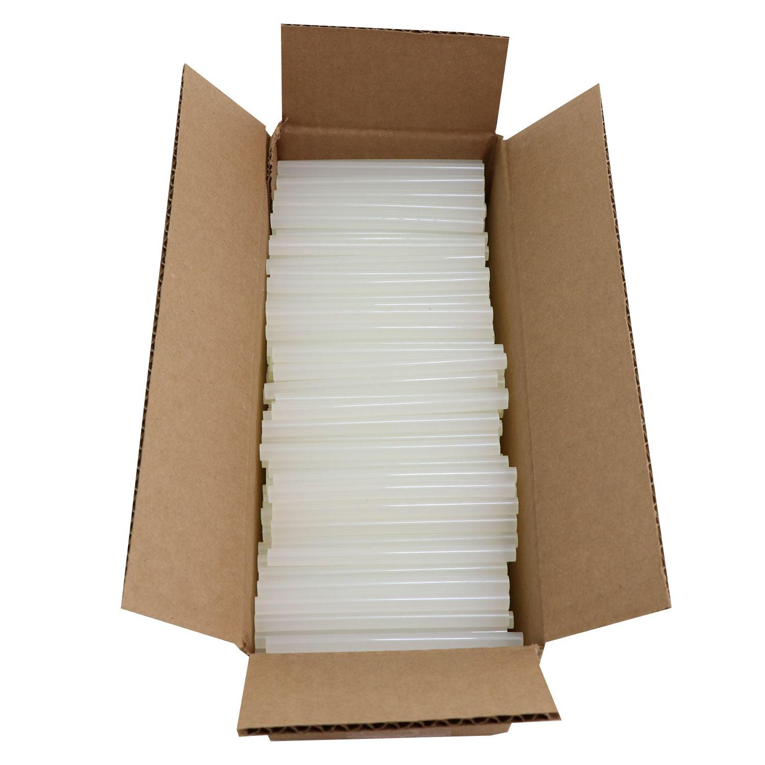 Mini Size 4" Clear Hot Glue Sticks, 5 lb Box - Loomini