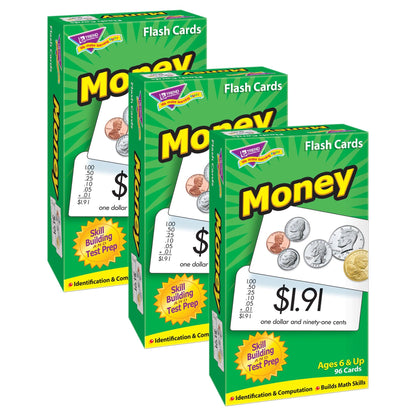 Money Skill Drill Flash Cards, 3 Packs - Loomini