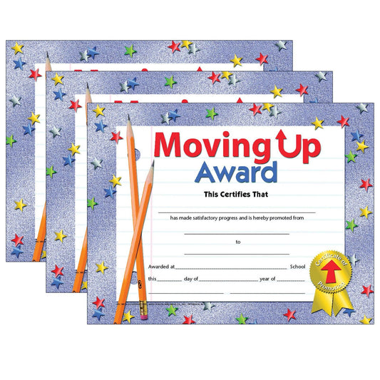 Moving Up Award, 30 Per Pack, 3 Packs - Loomini