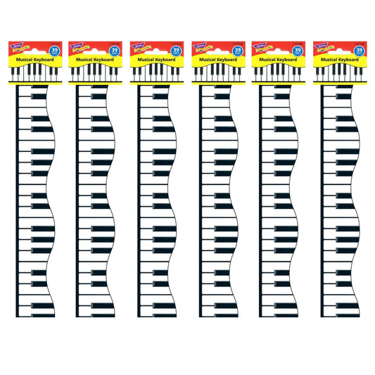Musical Keyboard Terrific Trimmers®, 39 Feet Per Pack, 6 Packs - Loomini