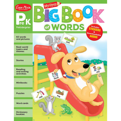 My First Big Book of Words, Grade PreK - Loomini