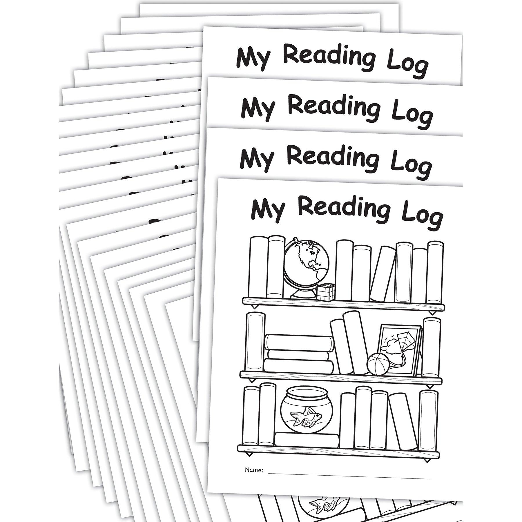 My Own Books: My Reading Log, Pack of 25 - Loomini