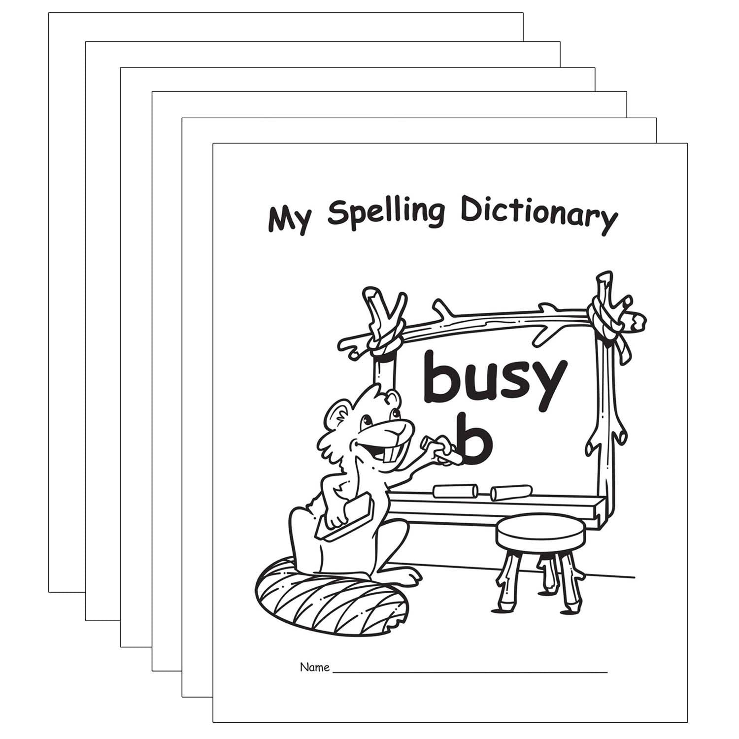 My Own Books™ My Spelling Dictionary, Pack of 6 - Loomini