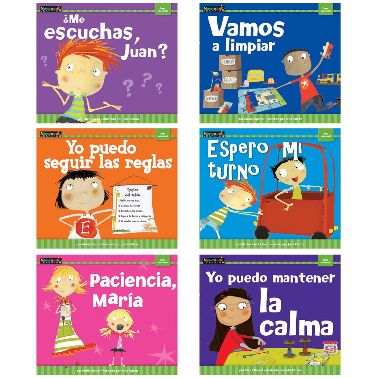 MySELF Readers: I Am in Control of Myself, Small Book, Spanish, Set of 6 - Loomini