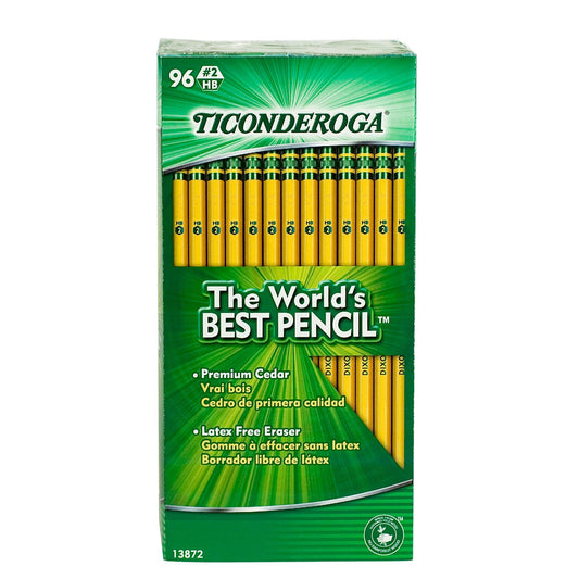No. 2 Pencils, Unsharpened, Pack of 96 - Loomini