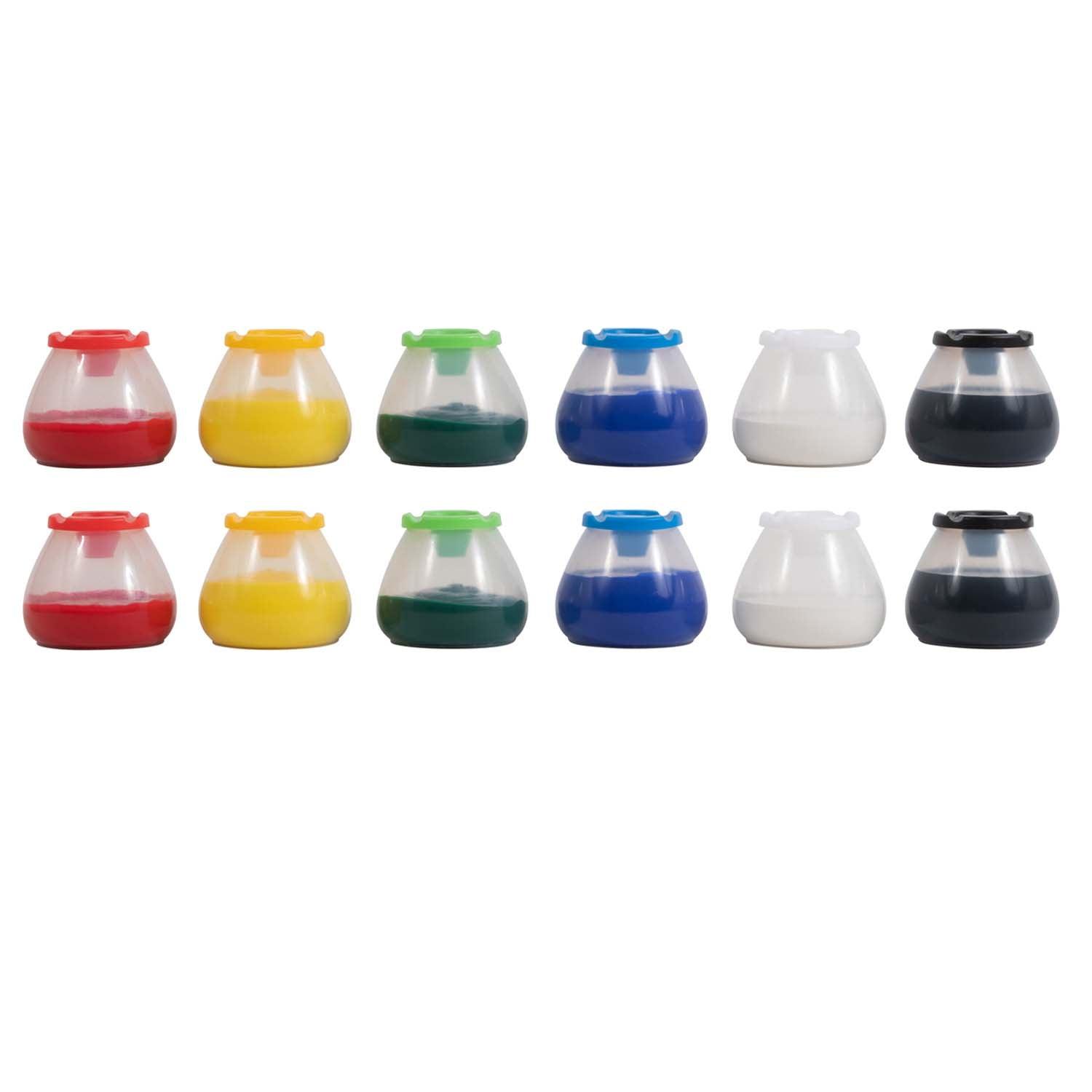 No Spill No Tip Paint Pots, 6 Per Set, 2 Sets - Loomini