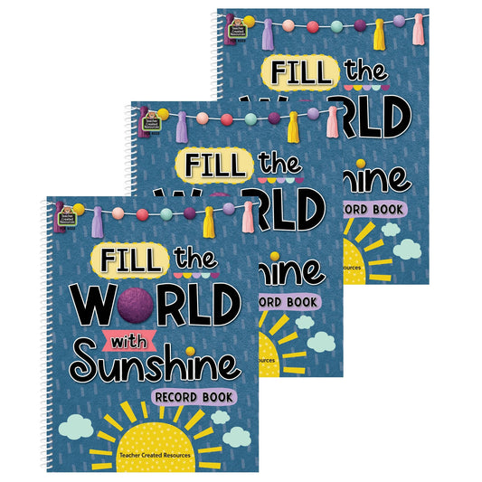 Oh Happy Day Record Book, Pack of 3 - Loomini