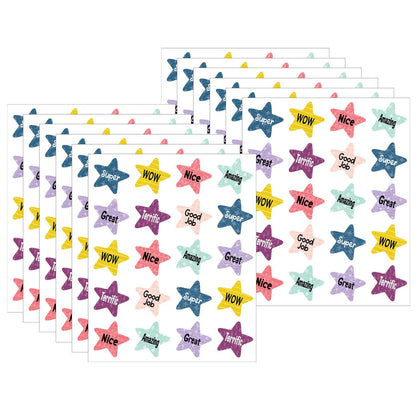 Oh Happy Day Star Rewards Stickers, 120 per Pack, 12 Packs - Loomini