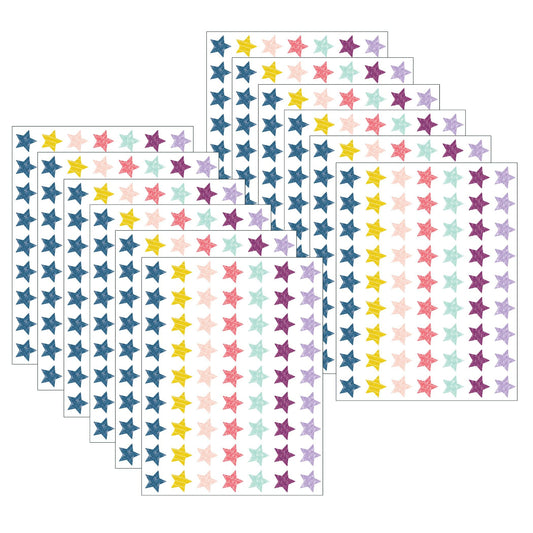 Oh Happy Day Stars Mini Stickers, 377 Per Pack, 12 Packs - Loomini