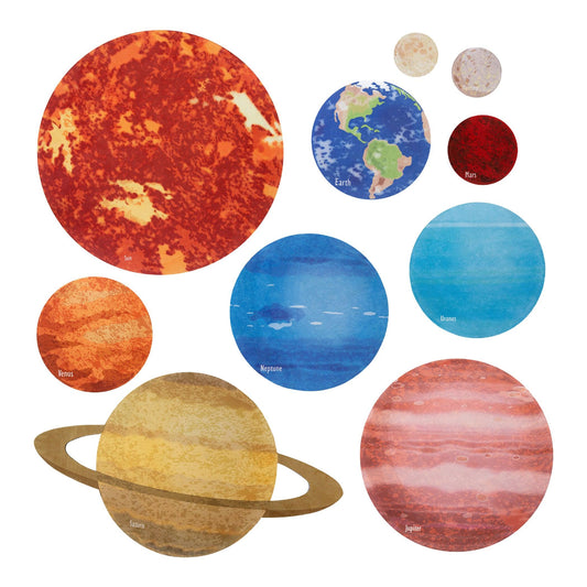 Our Solar System Mats - Set of 10 - Loomini