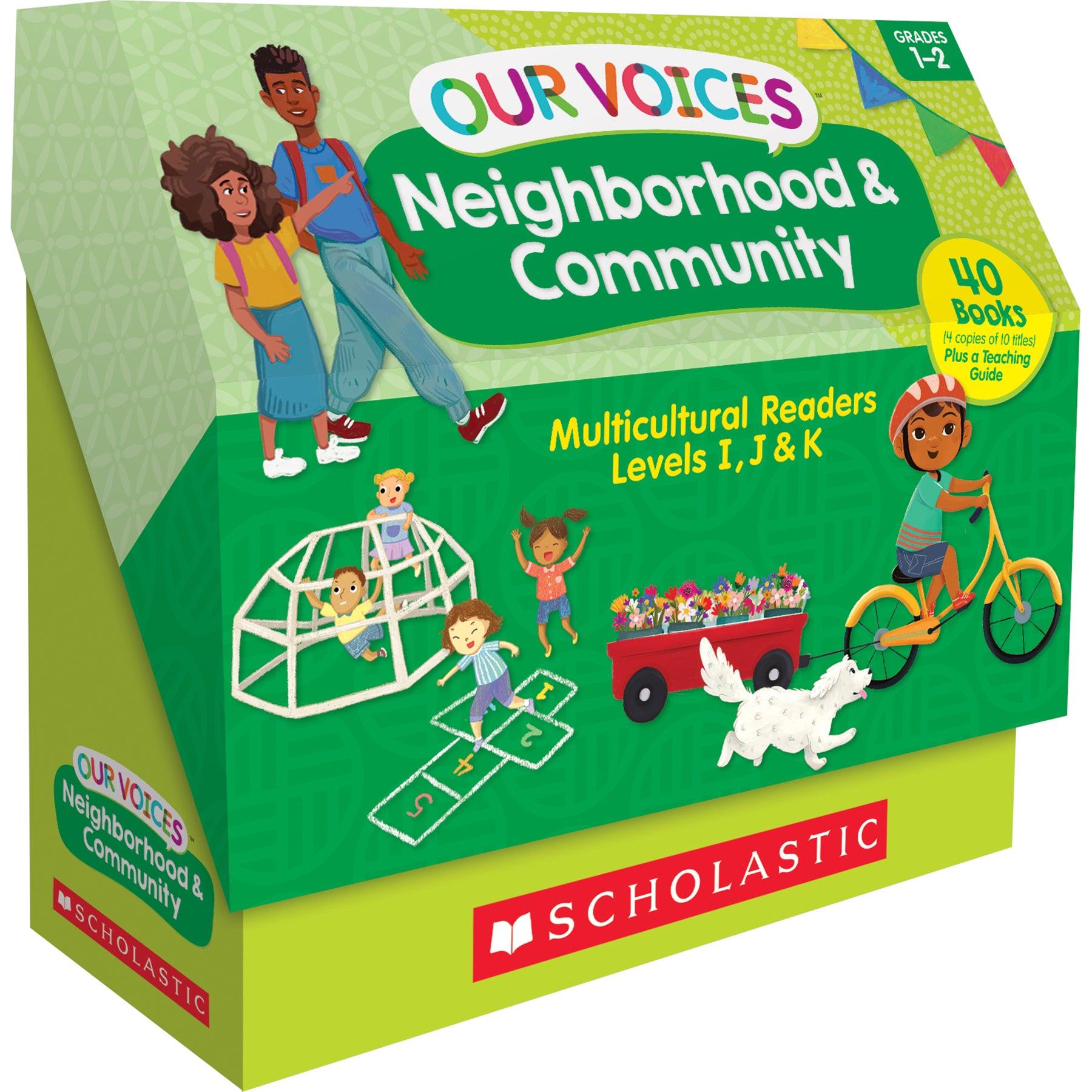 Our Voices: Neighborhood & Community Multicultural Readers, Single-Copy Set, 10 Books - Loomini