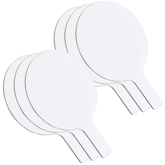 Oval Dry Erase Answer Paddles, 7" x 12", Pack of 6 - Loomini
