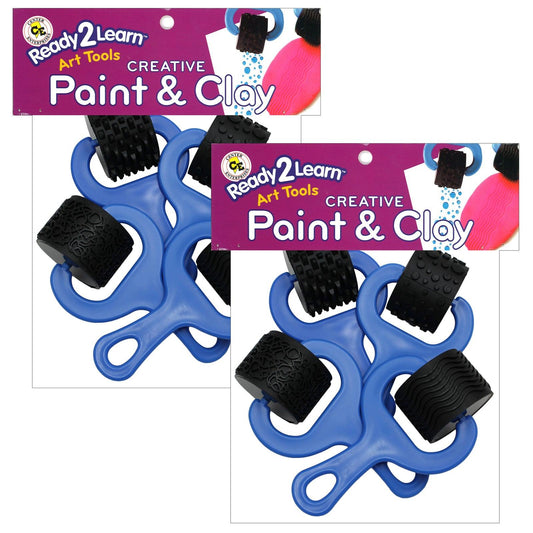 Paint and Clay Explorers - Set 1 - 4 Per Set - 2 Sets - Loomini