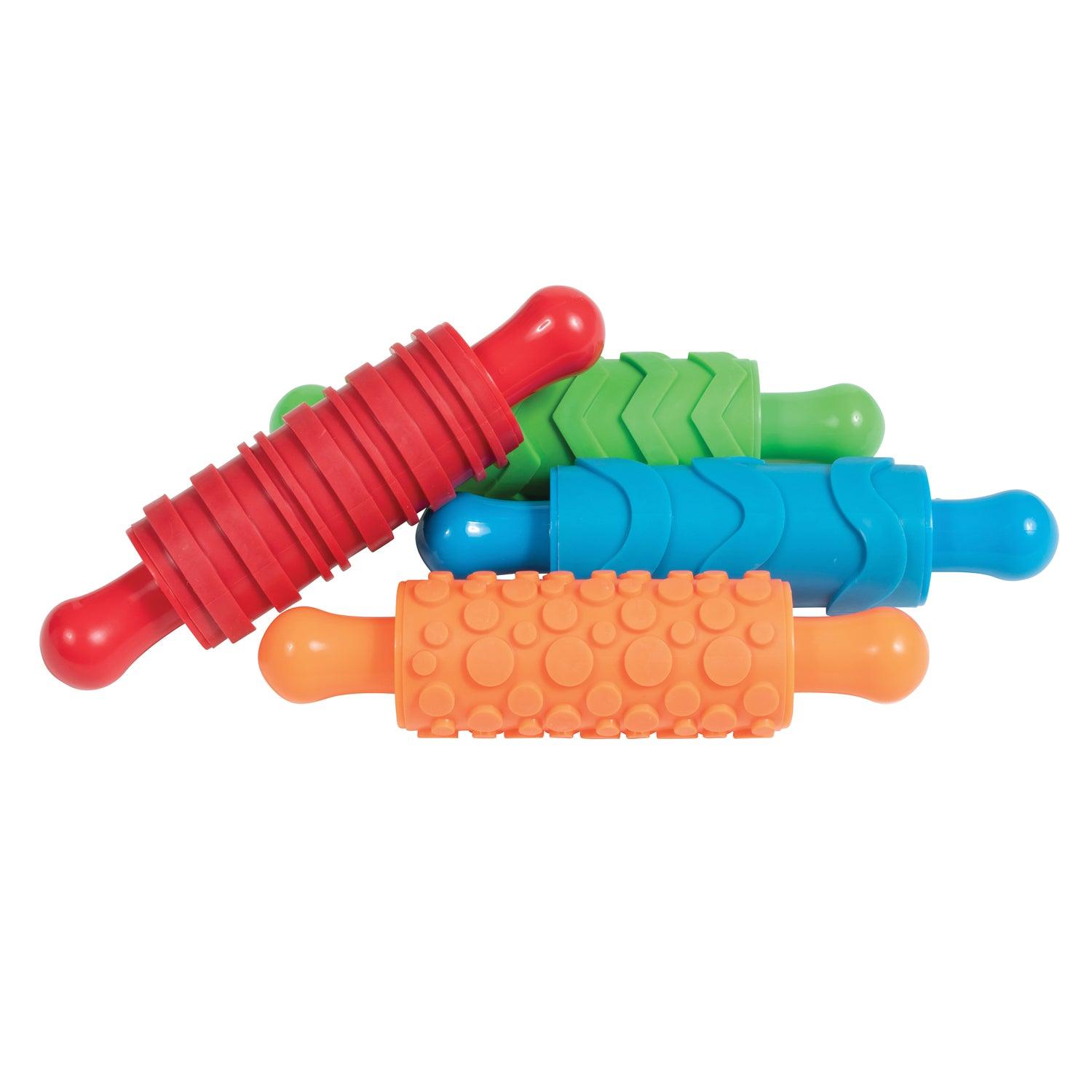 Paint and Clay Texture Rollers - Set of 4 - Loomini