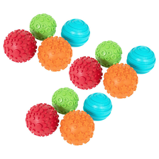 Paint and Dough Texture Spheres, 4 Per Set, 3 Sets - Loomini