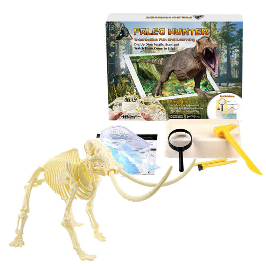 Paleo Hunter™ Dig Kit for STEAM Education - Mammoth Rex - Loomini