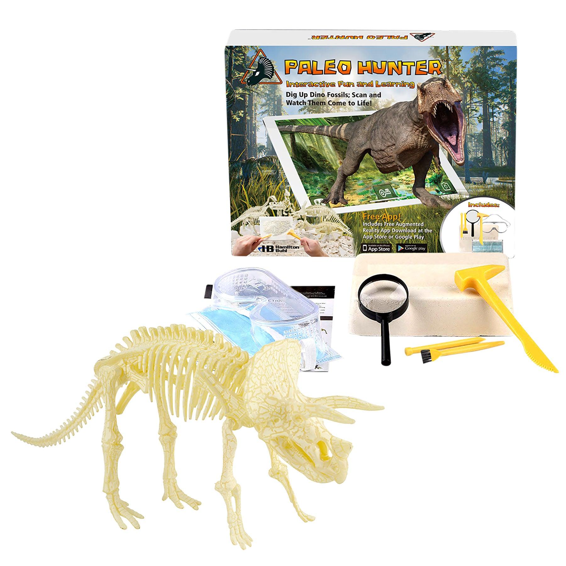 Paleo Hunter™ Dig Kit for STEAM Education - Triceratops Rex - Loomini