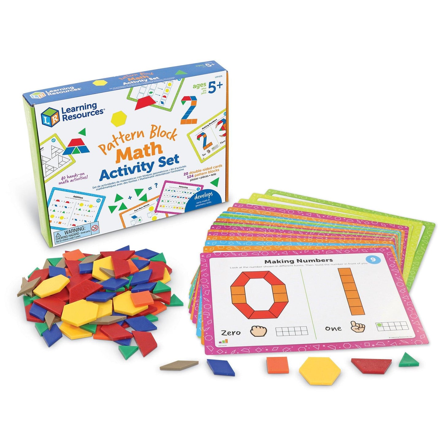 Pattern Block Math Activity Set - Loomini