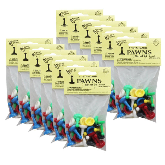 Pawns, 24 Per Pack, 12 Packs - Loomini