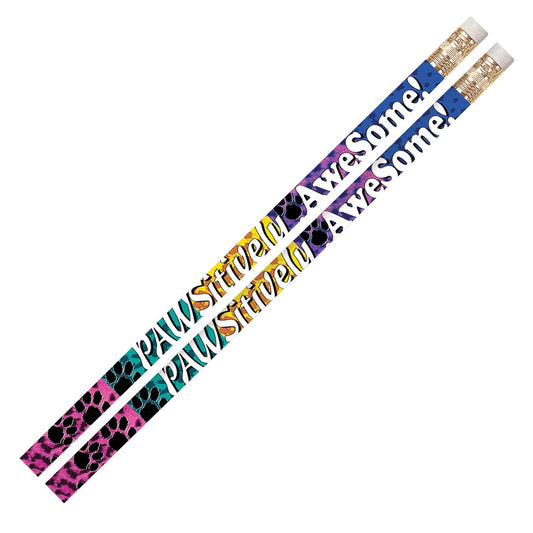 Pawsitively Awesome Motivational Pencil, 12 Per Pack, 12 Packs - Loomini