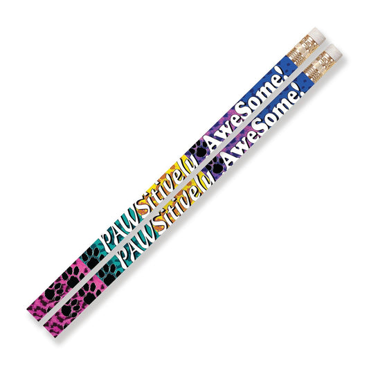 Pawsitively Awesome Motivational Pencil, Pack of 144 - Loomini