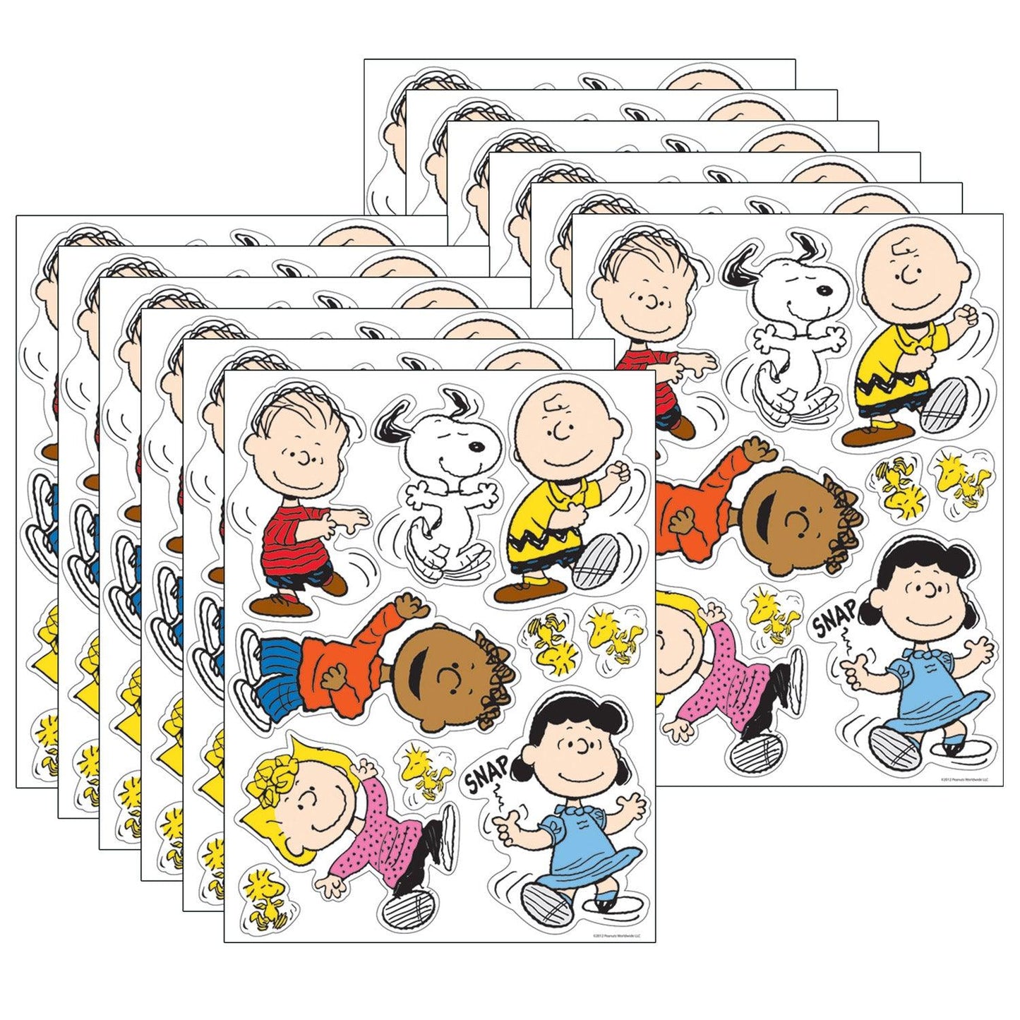 Peanuts® Classic Characters Window Clings, 12 Sheets - Loomini