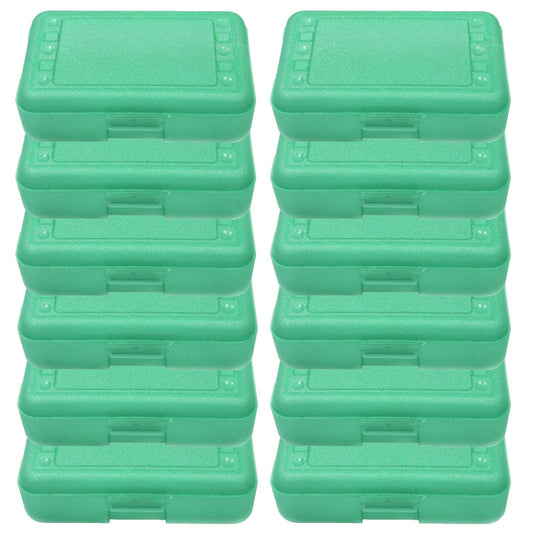 Pencil Box, Lime Sparkle, Pack of 12 - Loomini