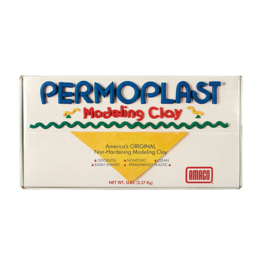 Permoplast Modeling Clay, Cream, 5 lbs. - Loomini