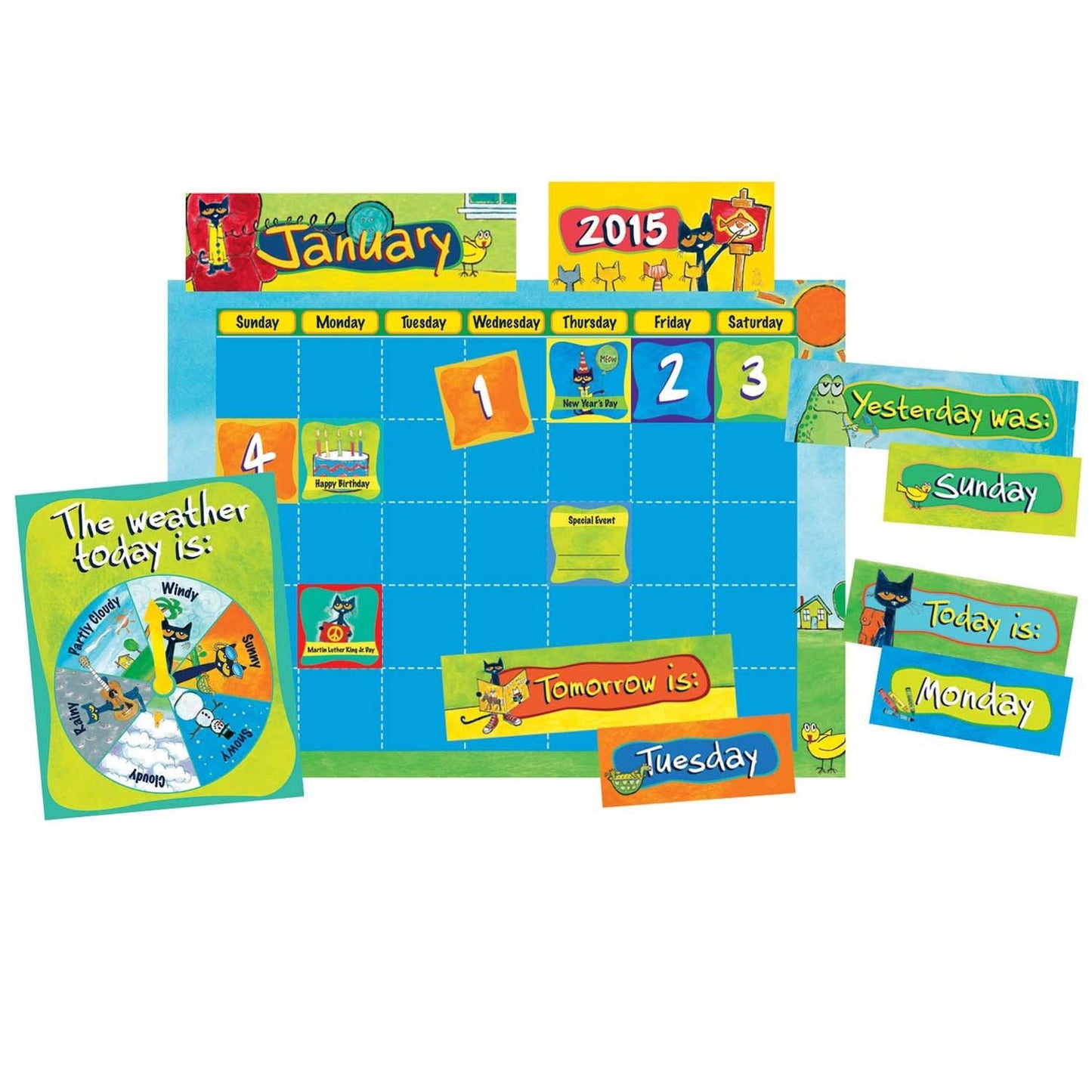 Pete The Cat Calendar Kit, 2 Kits - Loomini