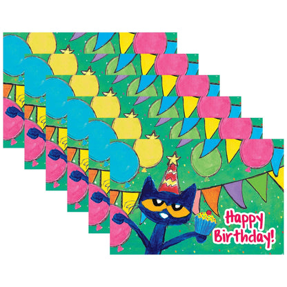Pete The Cat Happy Birthday Postcards, 30 Per Pack, 6 Packs - Loomini