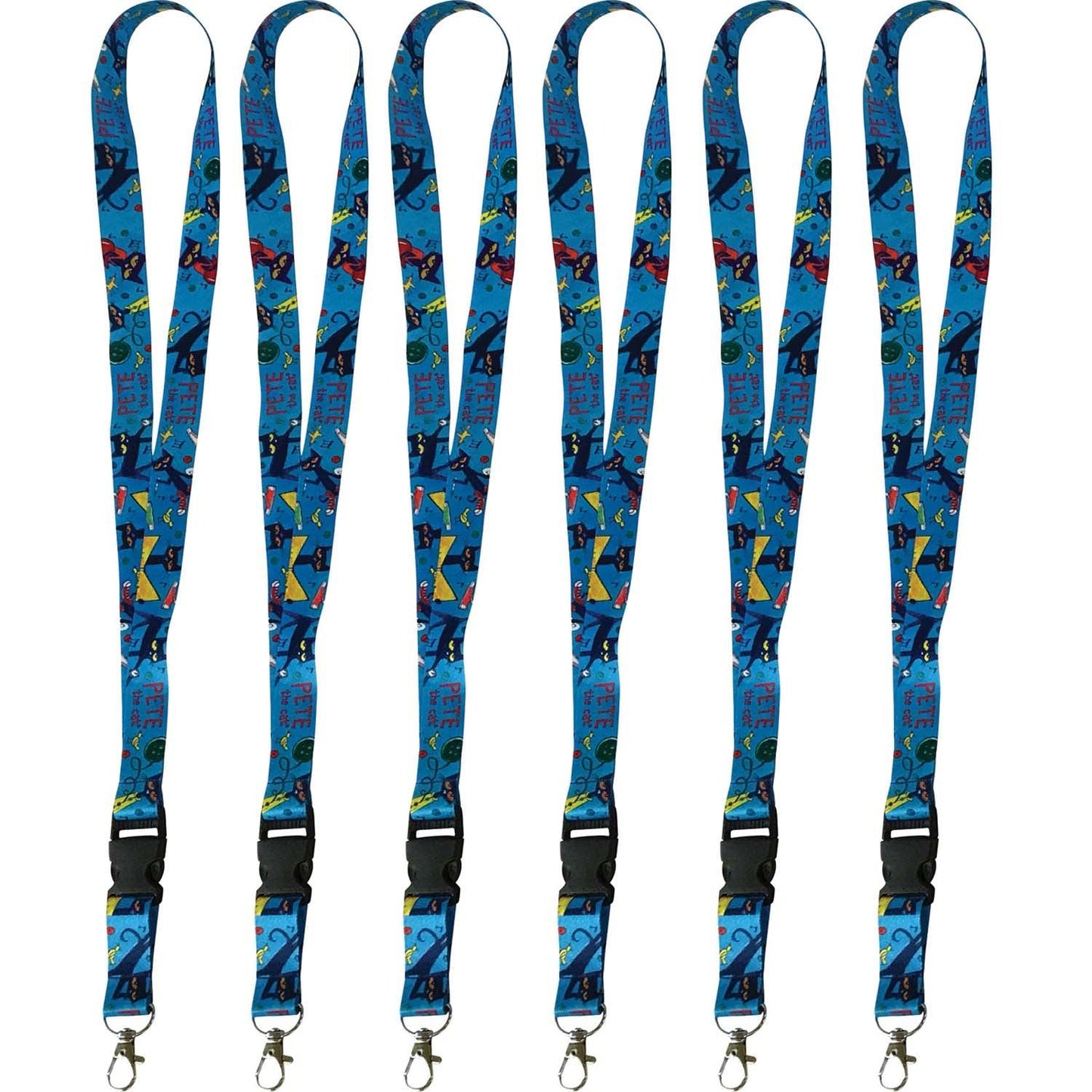 Pete The Cat Lanyard, Pack of 6 - Loomini