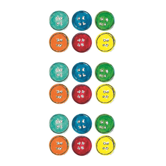 Pete the Cat® Groovy Buttons Accents, 36 Per Pack, 3 Packs - Loomini