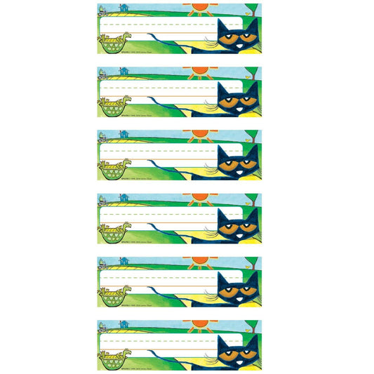 Pete the Cat® Nameplates, 36 Per Pack, 6 Packs - Loomini