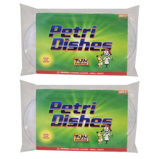 Petri Dishes, Extra Deep, 4 Per Pack, 2 Packs - Loomini