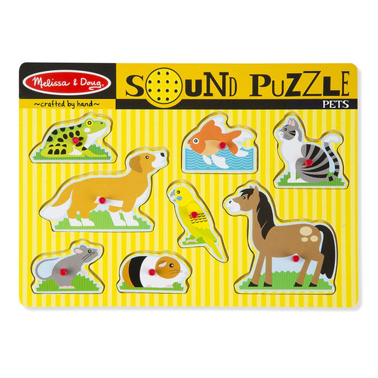 Pets Sound Puzzle, 8 Pieces - Loomini