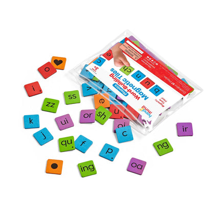 Phonics Word-Building Magnetic Tiles - Loomini