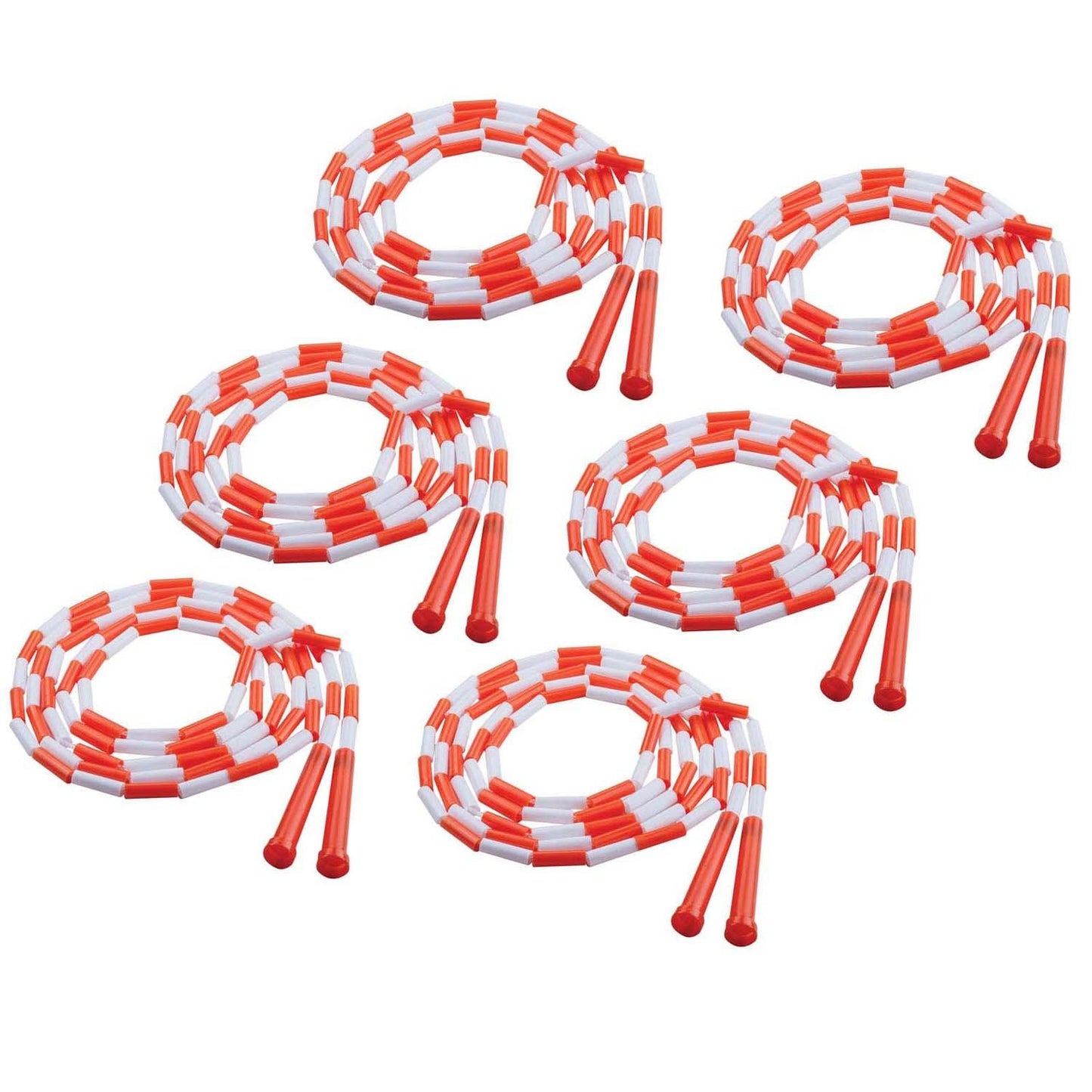 Plastic Segmented Jump Rope 10', Pack of 6 - Loomini