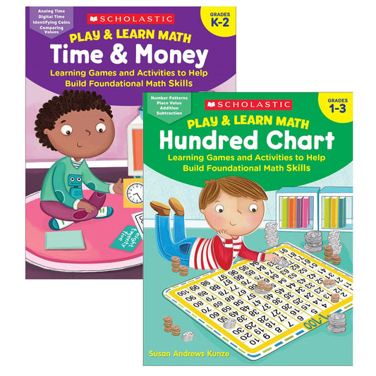 Play & Learn Math Reproducible Workbooks, Grade 1-3 Bundle - Loomini