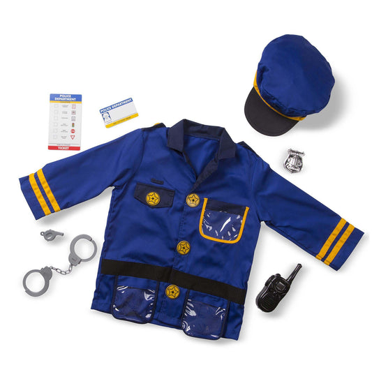 Police Officer Role Play Costume Set - Loomini